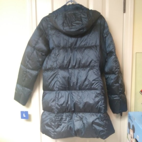 Veste Parka Eddie Bauer Luna Peak Down Pour Femme - Taille L, Noire, Doublée En Duvet
